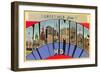 Greetings from Baltimore, Maryland-null-Framed Art Print