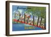 Greetings from Batavia, Illinois-null-Framed Art Print