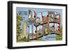 Greetings from Baton Rouge, Louisiana-null-Framed Art Print