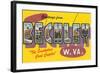 Greetings from Beckley, West Virginia-null-Framed Art Print