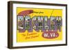 Greetings from Beckley, West Virginia-null-Framed Art Print