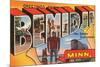 Greetings from Bemidji, Minnesota-null-Mounted Art Print