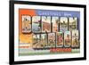 Greetings from Benton Harbor, Michigan-null-Framed Art Print