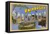 Greetings from Berkeley, California-null-Framed Stretched Canvas