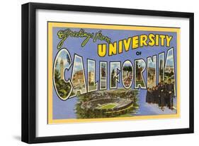 Greetings from Berkeley, California-null-Framed Art Print