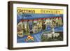 Greetings from Berkeley, California-null-Framed Art Print