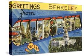 Greetings from Berkeley, California-null-Stretched Canvas