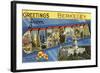 Greetings from Berkeley, California-null-Framed Art Print