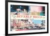 Greetings from Beverly Hills, Los Angeles, California-null-Framed Premium Giclee Print