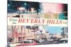 Greetings from Beverly Hills, Los Angeles, California-null-Mounted Premium Giclee Print