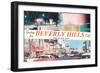 Greetings from Beverly Hills, Los Angeles, California-null-Framed Art Print