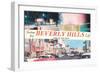Greetings from Beverly Hills, Los Angeles, California-null-Framed Art Print