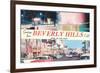 Greetings from Beverly Hills, Los Angeles, California-null-Framed Art Print