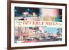 Greetings from Beverly Hills, Los Angeles, California-null-Framed Art Print