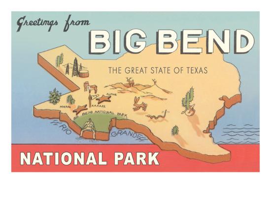 Greetings From Big Bend National Park Prints Allposters Com Greetings From Big Bend National Park Prints Allposters Com