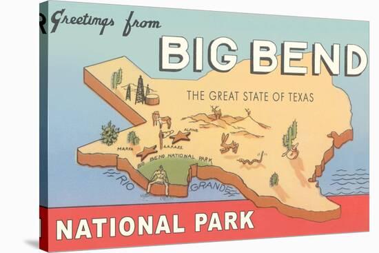 Greetings from Big Bend National Park-null-Stretched Canvas