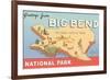 Greetings from Big Bend National Park-null-Framed Premium Giclee Print
