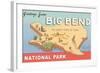 Greetings from Big Bend National Park-null-Framed Art Print