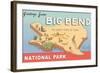 Greetings from Big Bend National Park-null-Framed Art Print