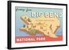 Greetings from Big Bend National Park-null-Framed Art Print