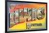 Greetings from Billings, Montana-null-Framed Art Print