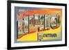 Greetings from Billings, Montana-null-Framed Premium Giclee Print