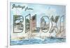 Greetings from Biloxi, Mississippi-null-Framed Art Print