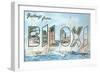 Greetings from Biloxi, Mississippi-null-Framed Art Print