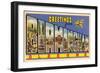 Greetings from Birmingham, Alabama-null-Framed Art Print