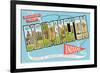 Greetings from Bloomington, Indiana-null-Framed Art Print