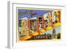 Greetings from Boise, Idaho-null-Framed Art Print