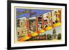 Greetings from Boise, Idaho-null-Framed Premium Giclee Print