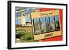 Greetings from Boise, Idaho-null-Framed Art Print