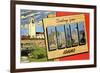 Greetings from Boise, Idaho-null-Framed Premium Giclee Print