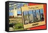 Greetings from Boise, Idaho-null-Framed Stretched Canvas