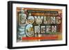 Greetings from Bowling Green, Kentucky-null-Framed Art Print