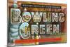 Greetings from Bowling Green, Kentucky-null-Mounted Art Print