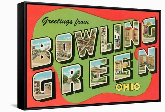 Greetings from Bowling Green, Ohio-null-Framed Stretched Canvas