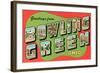 Greetings from Bowling Green, Ohio-null-Framed Art Print