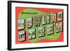 Greetings from Bowling Green, Ohio-null-Framed Art Print