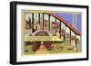 Greetings from Bridgeport, Connecticut-null-Framed Art Print