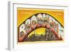 Greetings from Brooklyn-null-Framed Premium Giclee Print