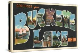 Greetings from Buckeye Lake, Ohio-null-Stretched Canvas