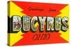 Greetings from Bucyrus, Ohio-null-Stretched Canvas