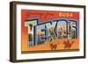 Greetings from Buda, Texas-null-Framed Art Print