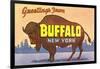 Greetings from Buffalo-null-Framed Art Print