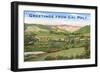 Greetings from Cal Poly, San Luis Obispo-null-Framed Art Print