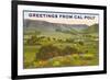 Greetings from Cal Poly, San Luis Obispo-null-Framed Premium Giclee Print