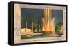 Greetings from California, Electric Fountain, Beverly Hills-null-Framed Stretched Canvas