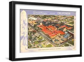 Greetings from California, MGM Studios-null-Framed Art Print